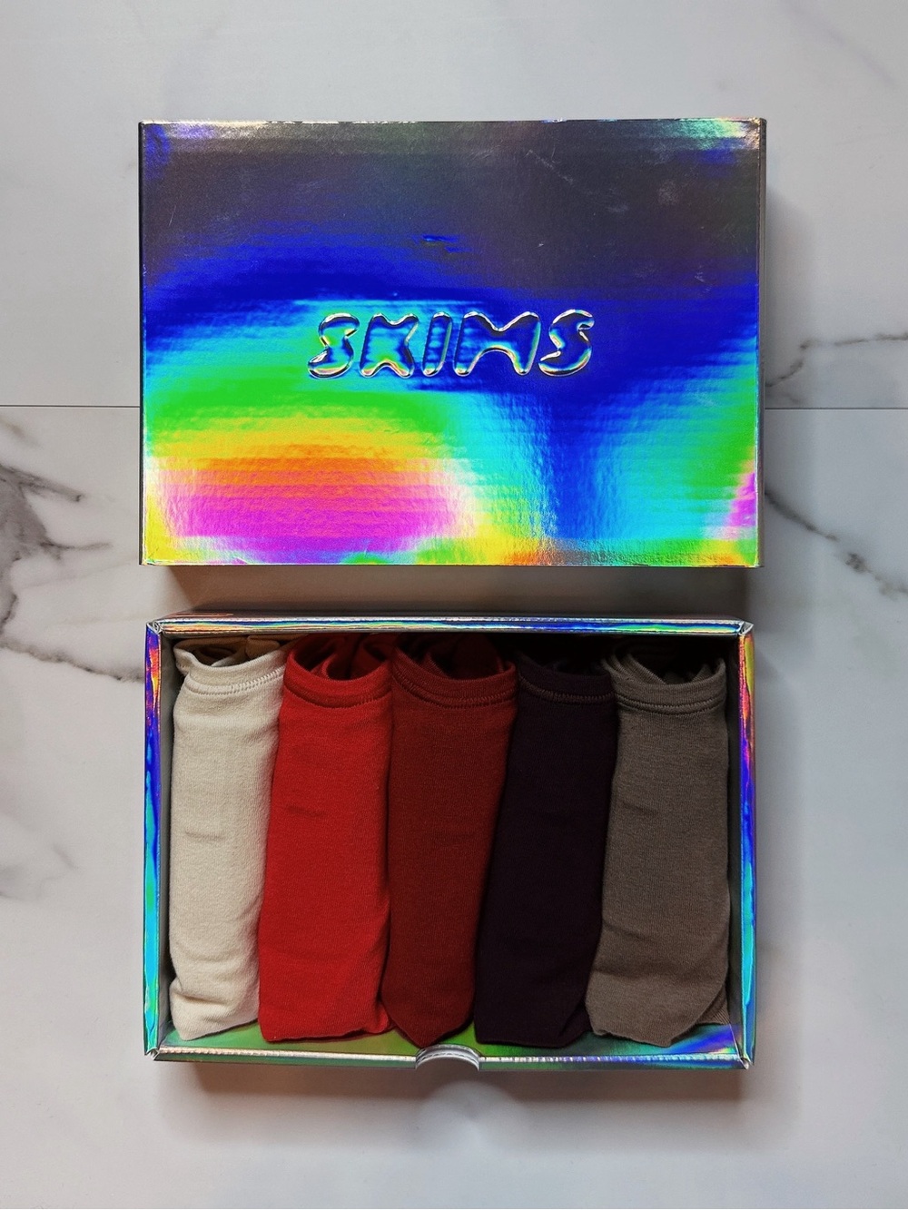 Skims Cotton Jersey Dipped Thong 5 Pack